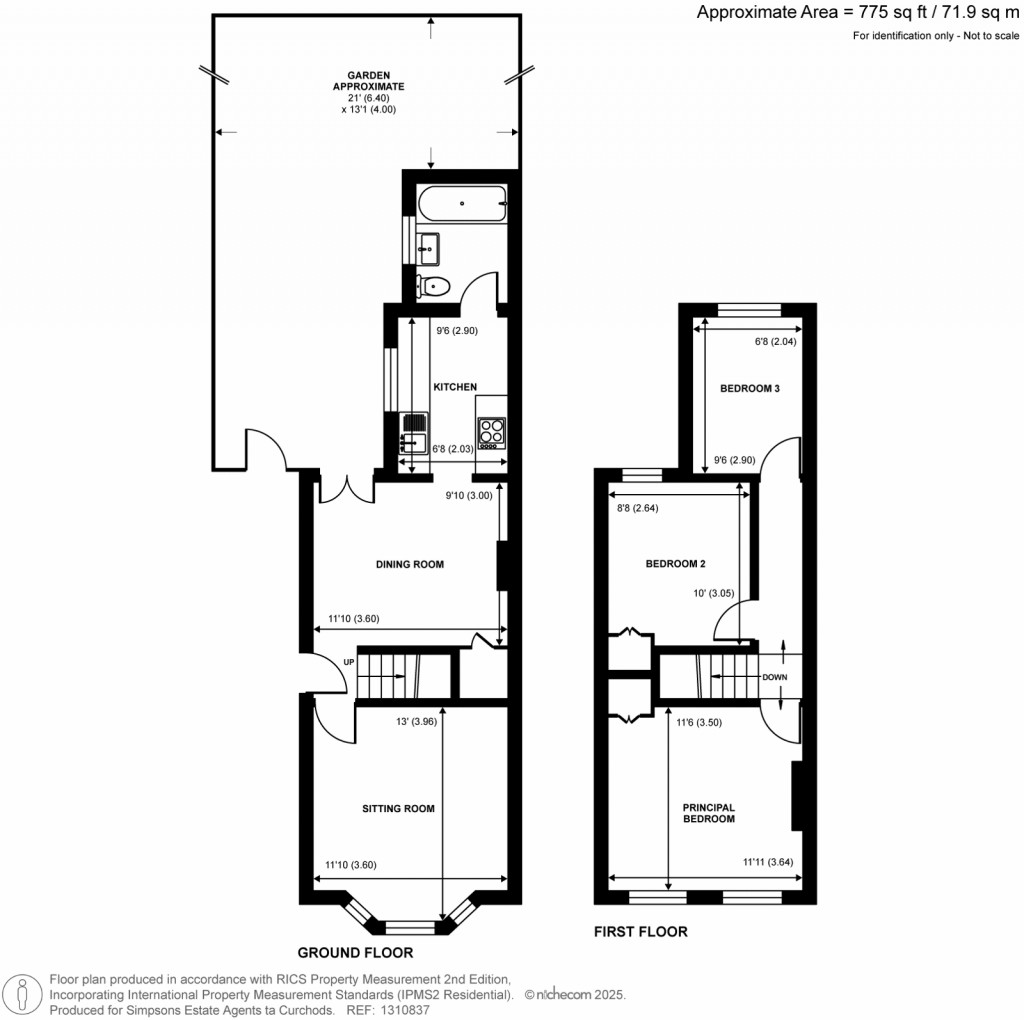 Floorplans For Portman Road, Kingston Upon Thames, Surrey