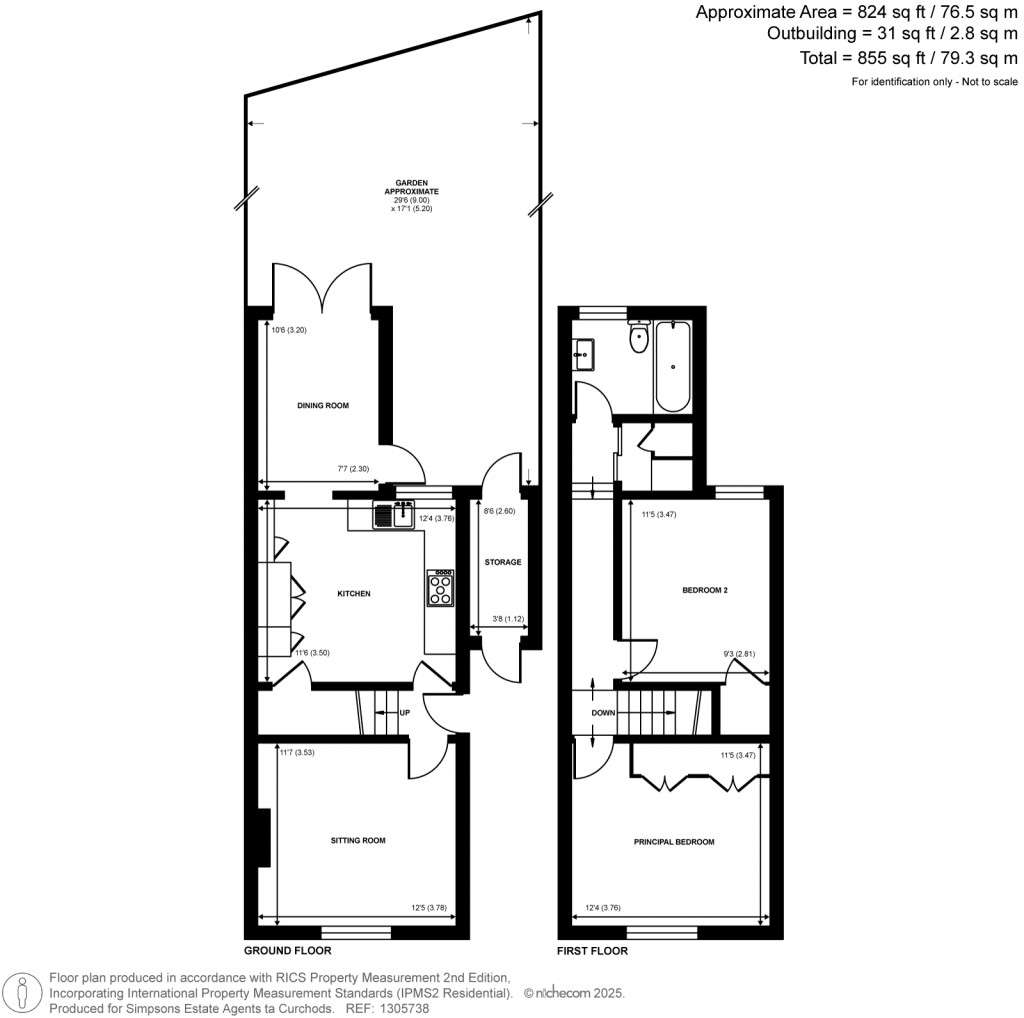 Floorplans For Richmond Park Road, Kingston Upon Thames, Surrey