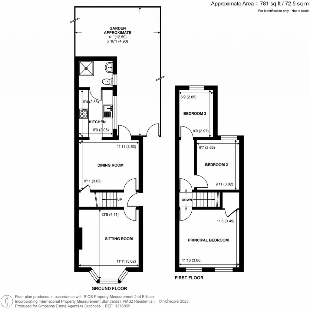 Floorplans For Portman Road, Kingston Upon Thames, Surrey