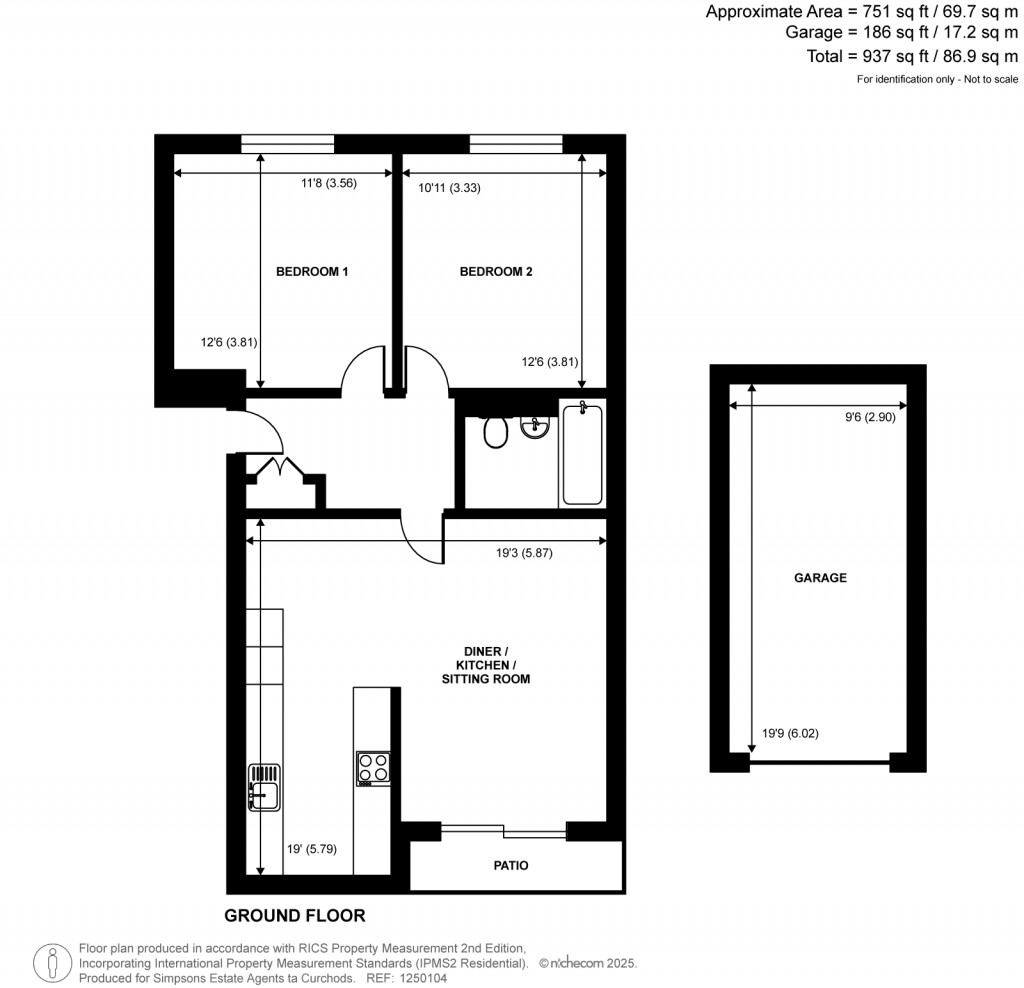 Floorplans For Queens Road, Kingston Upon Thames, Surrey