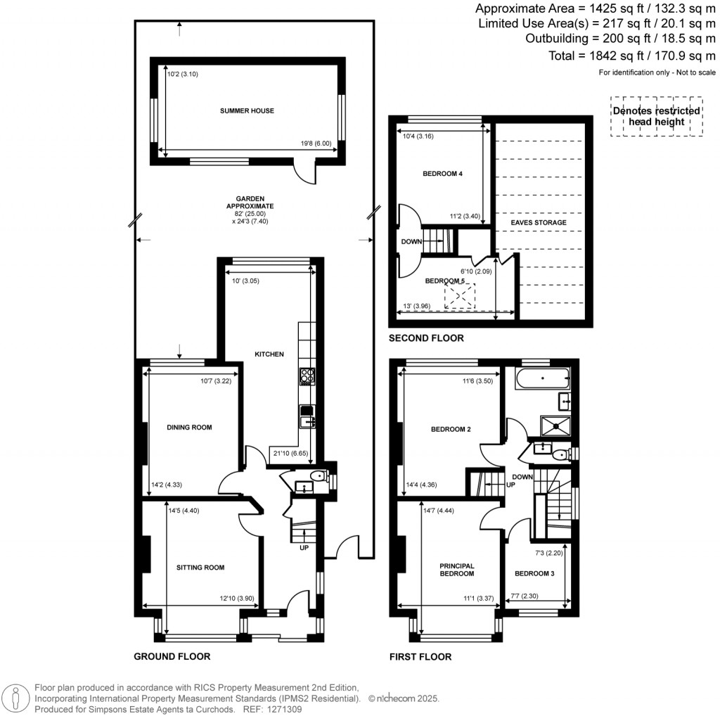 Floorplans For Neville Road, Kingston Upon Thames, KT1