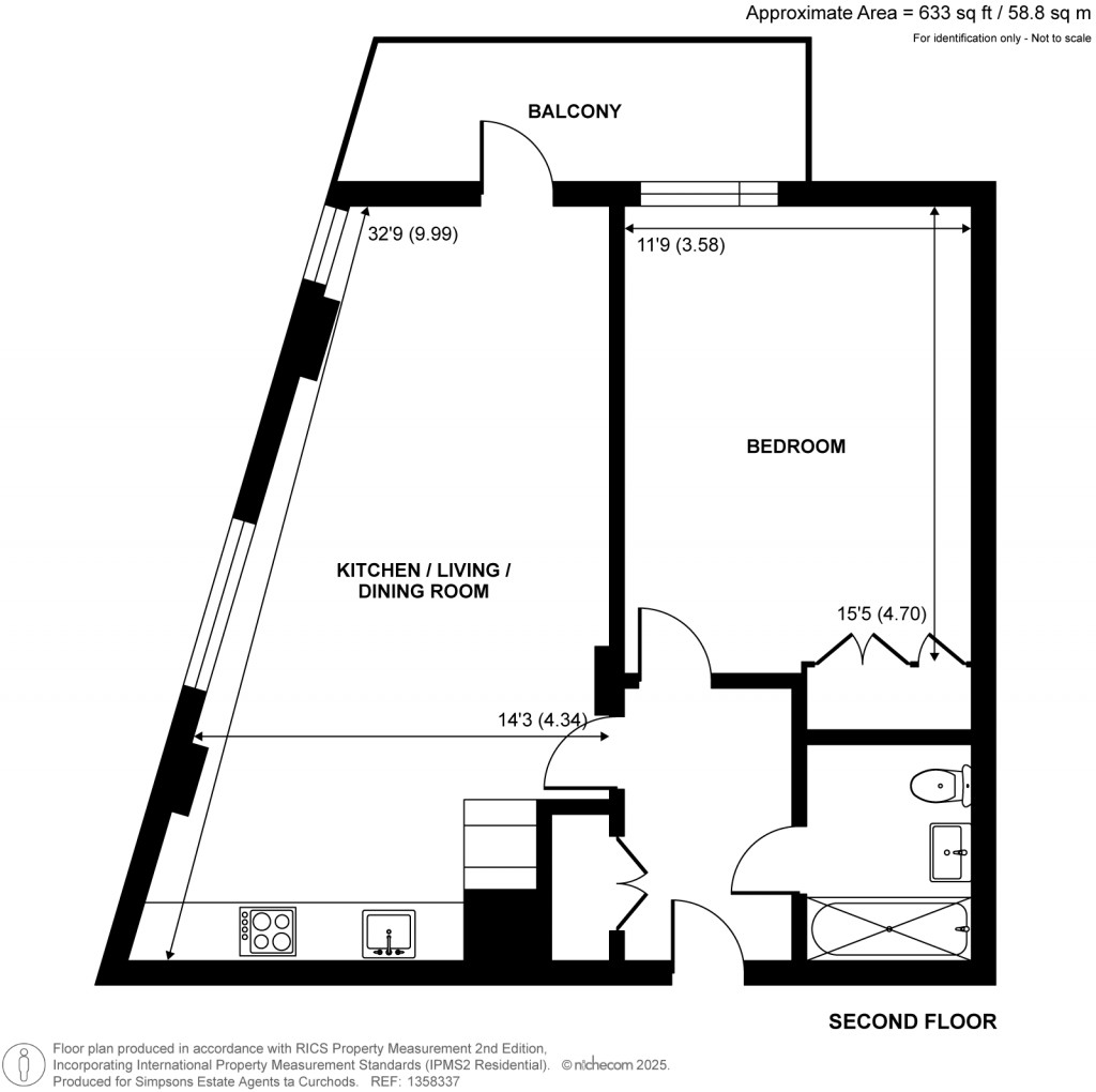 Floorplans For Queenshurst Square, Kingston Upon Thames, Surrey