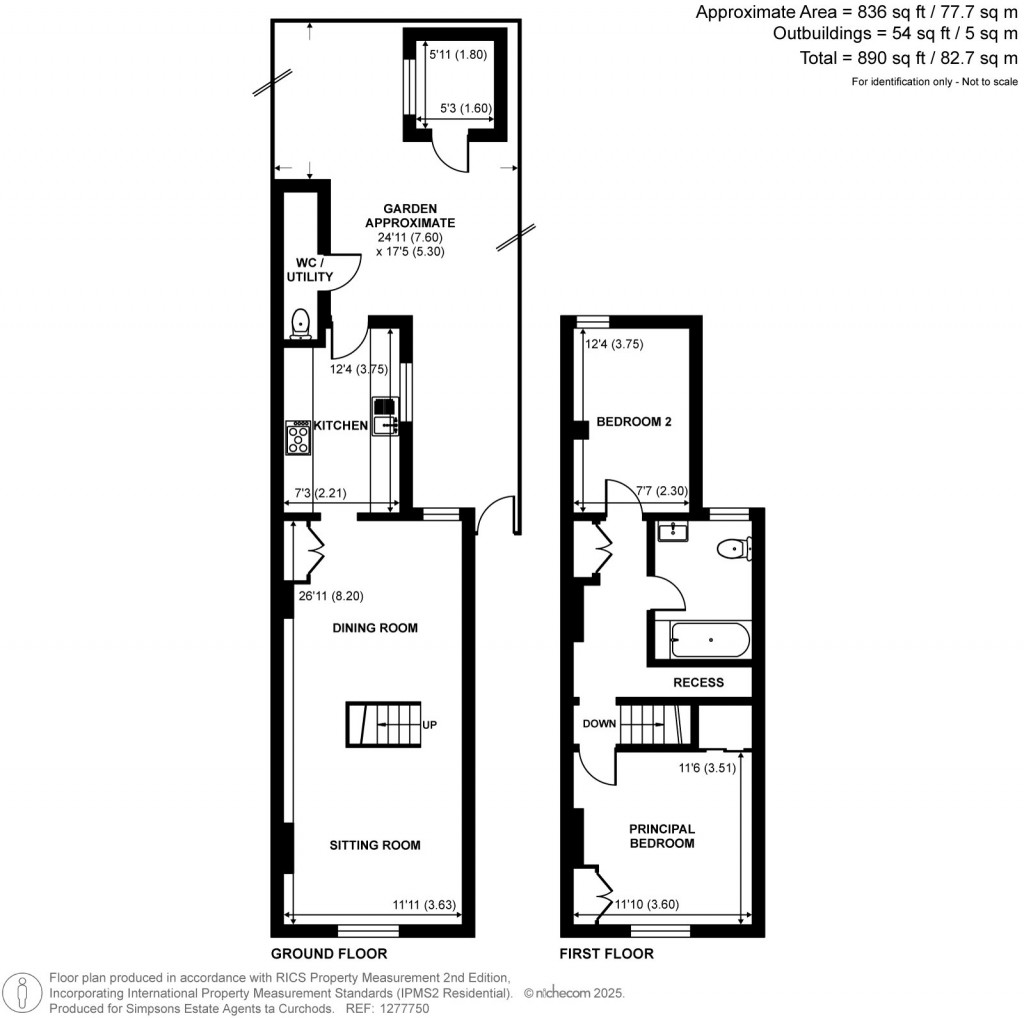 Floorplans For Elm Road, Kingston Upon Thames, Surrey
