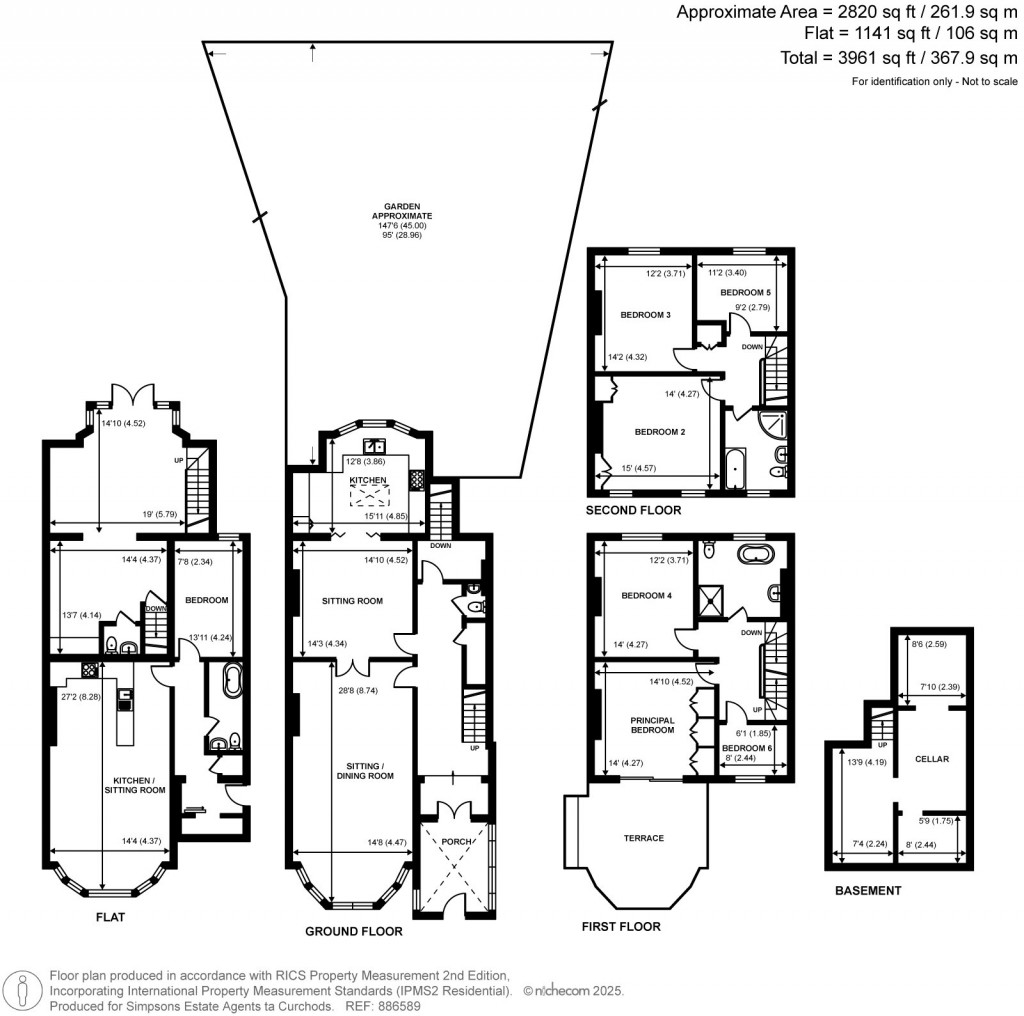 Floorplans For Kingston Hill, Kingston Upon Thames, Surrey