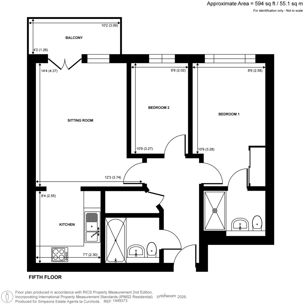 Floorplans For Seven Kings Way, Kingston upon Thames