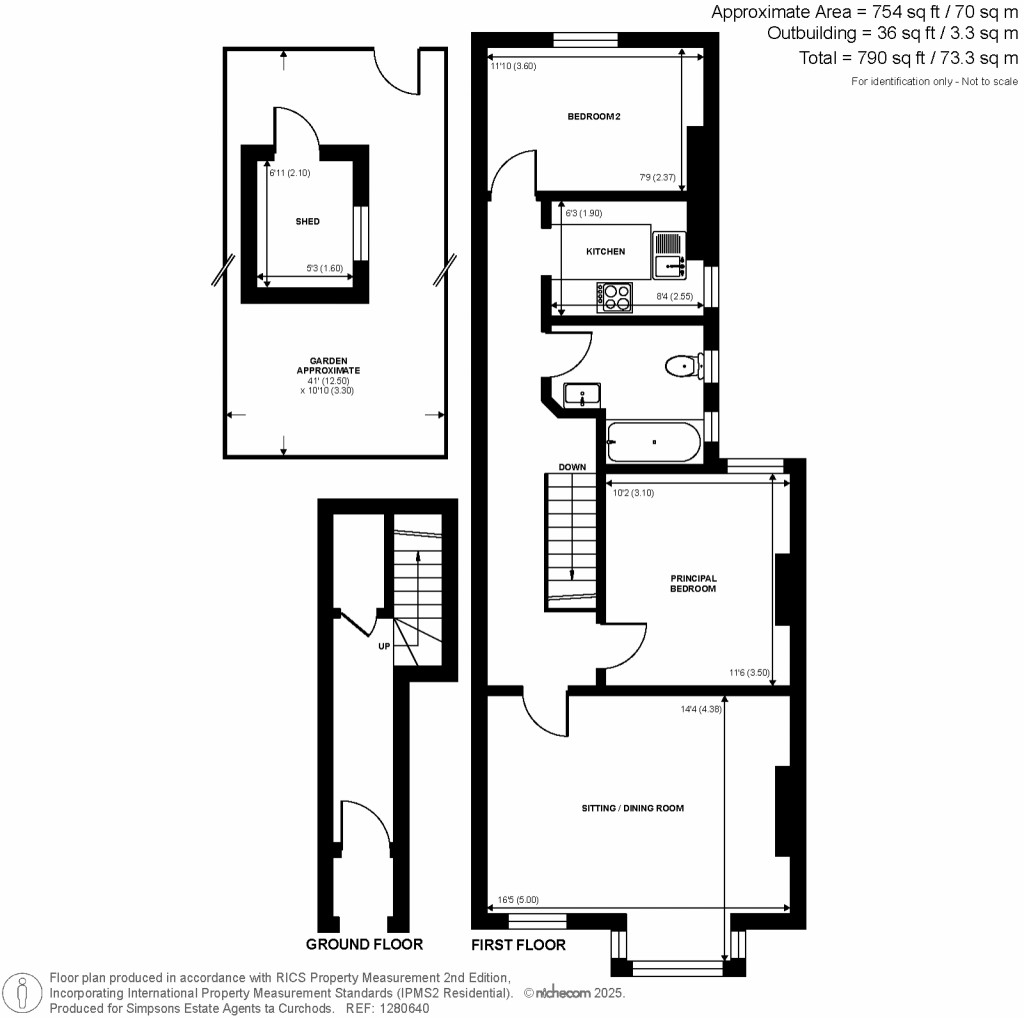 Floorplans For Cobham Road, Kingston Upon Thames, KT1