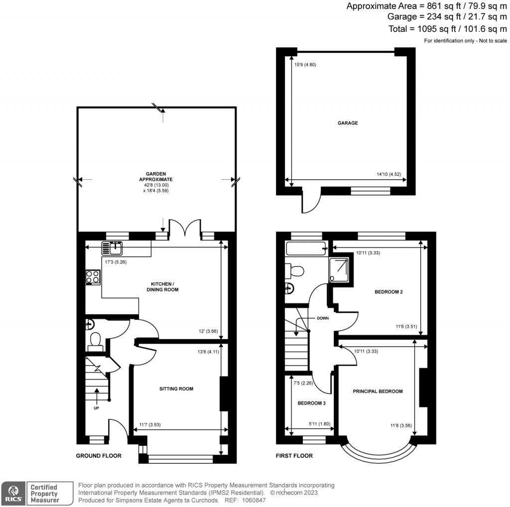 Floorplans For Red Lion Road, Surbiton, Surrey