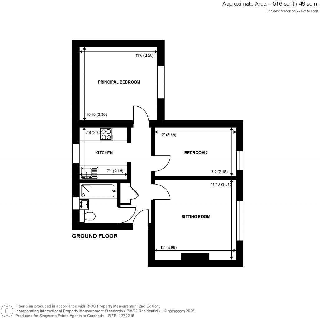Floorplans For Park Close, Kingston Upon Thames, KT2