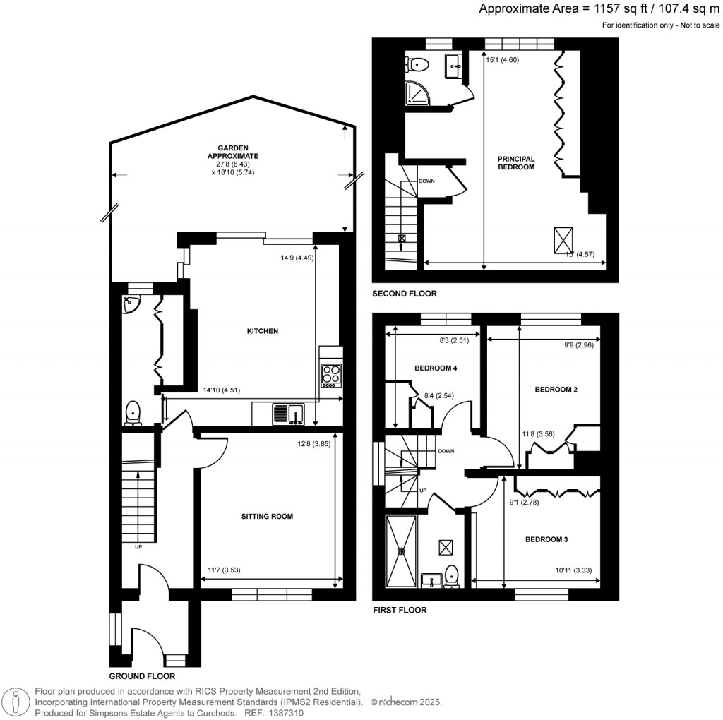 Floorplans For Douglas Road, Kingston Upon Thames, Surrey