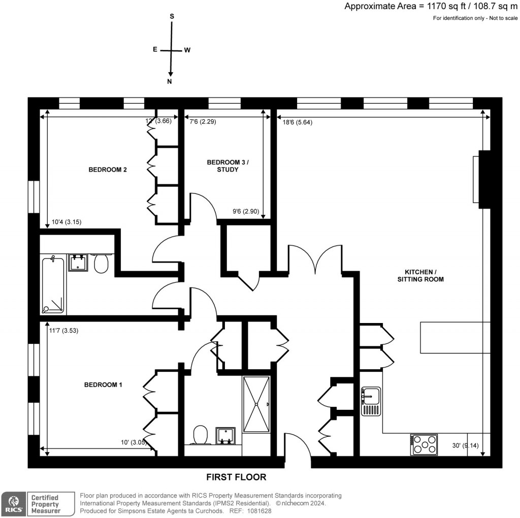 Floorplans For Ham Common, Ham, TW10