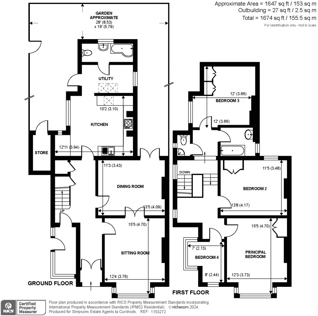 Floorplans For Grove Lane, Kingston Upon Thames, KT1