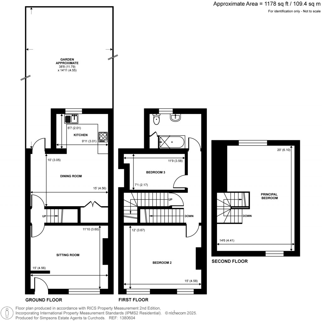 Floorplans For Red Lion Road, Surbiton