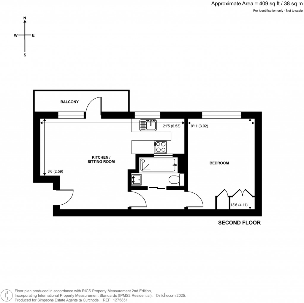 Floorplans For St. Andrew's Square, Surbiton, Surrey
