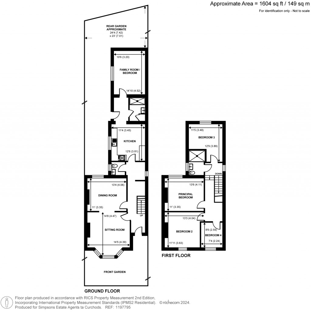Floorplans For Portland Road, Kingston Upon Thames, Surrey