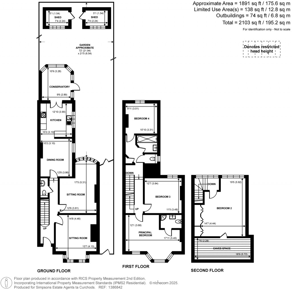 Floorplans For Norbiton Avenue, Kingston Upon Thames, Surrey