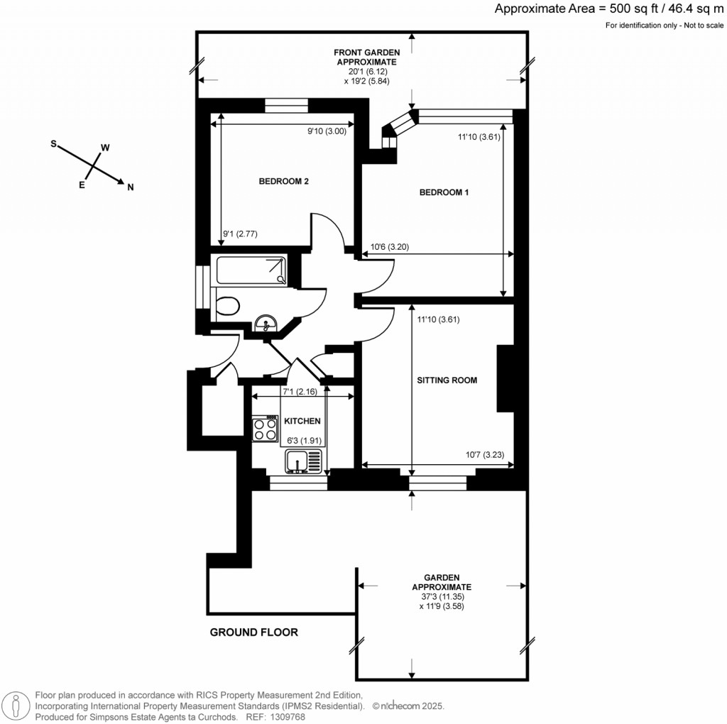 Floorplans For Park Road, Kingston Upon Thames, Surrey