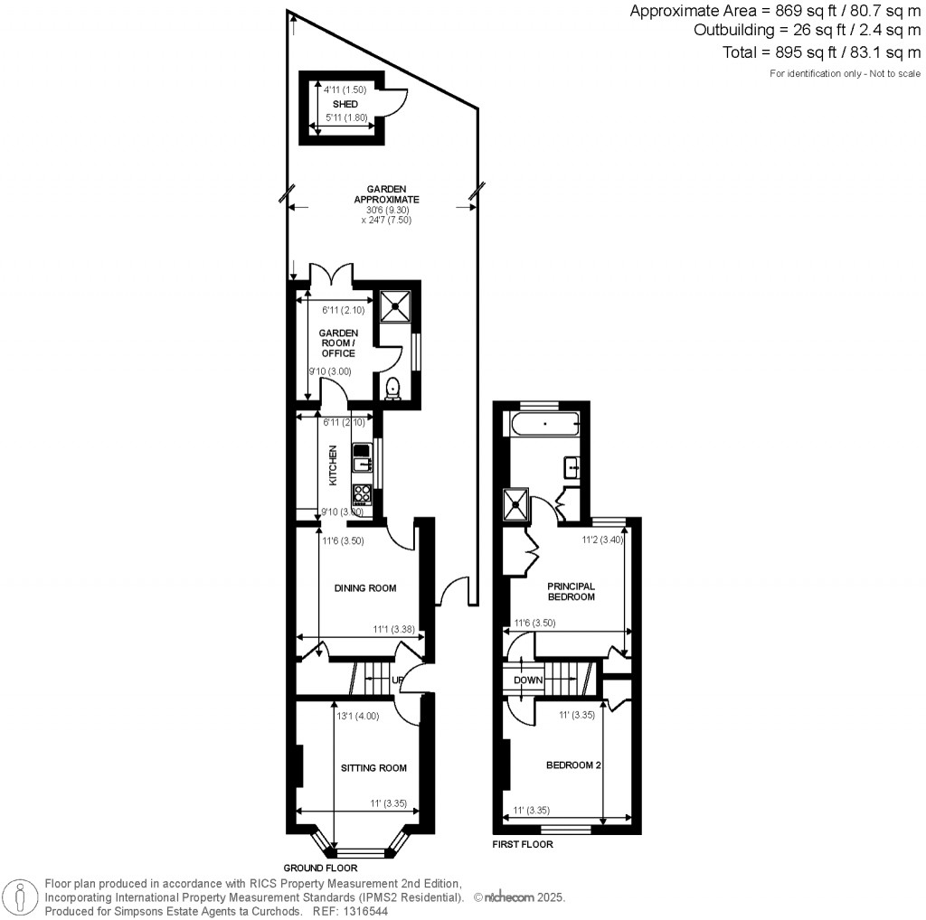 Floorplans For Portland Road, Kingston Upon Thames, Surrey