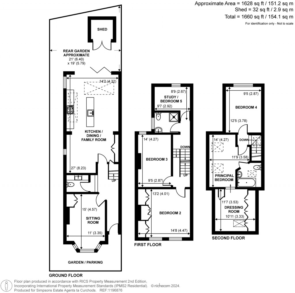 Floorplans For Gibbon Road, Kingston Upon Thames, KT2