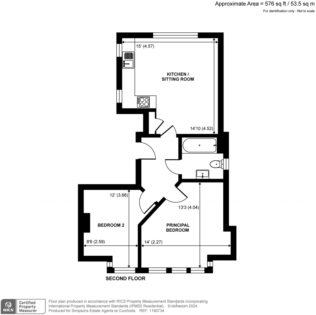 Floorplans For Thames Street, Kingston Upon Thames, Surrey
