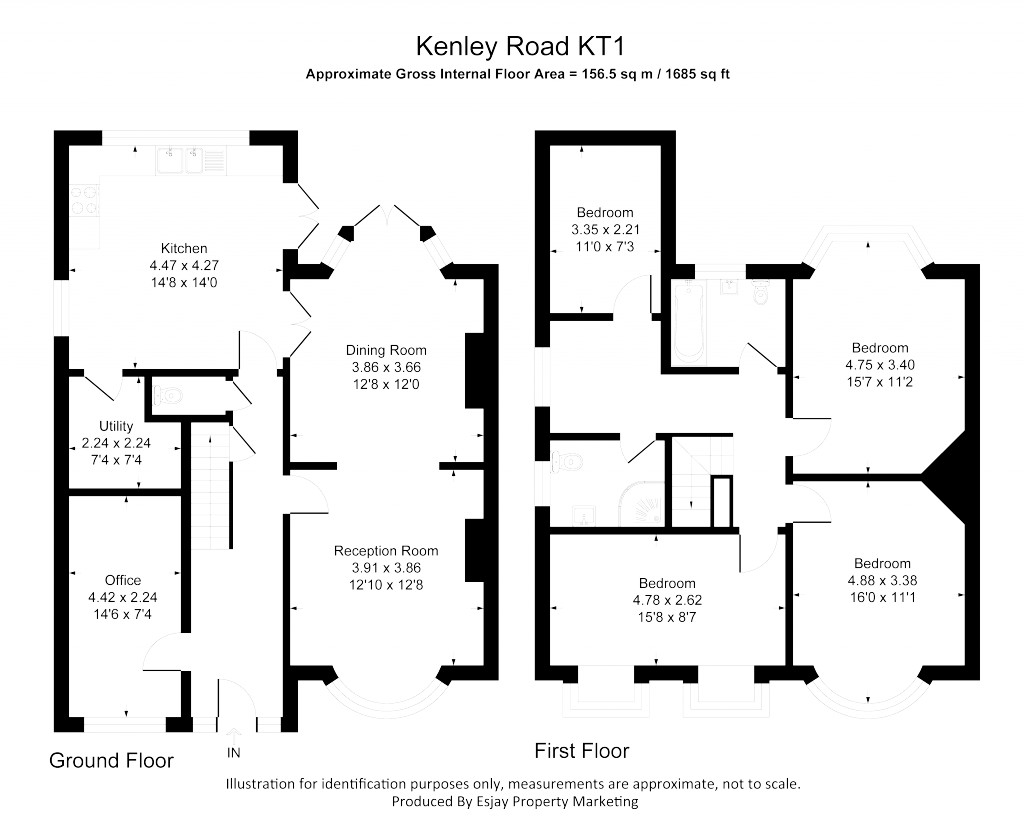 Floorplans For Kenley Road, Kingston, Surrey