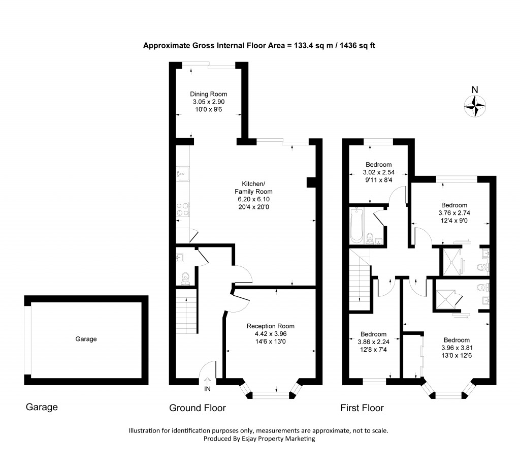 Floorplans For Motspur Park, New Malden, KT3
