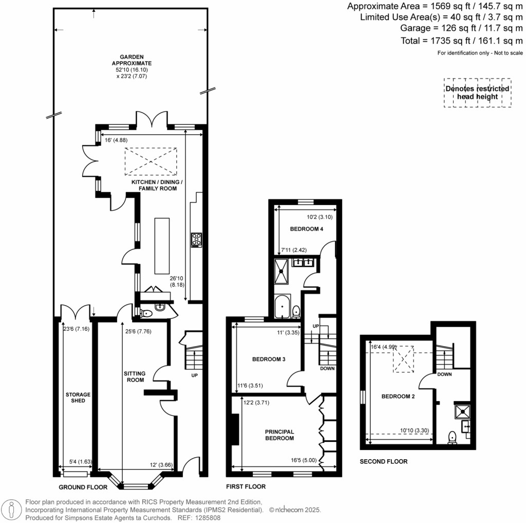 Floorplans For Bellevue Road, Kingston Upon Thames, Surrey