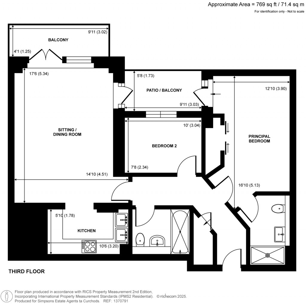 Floorplans For Seven Kings Way, Kingston Upon Thames, Surrey
