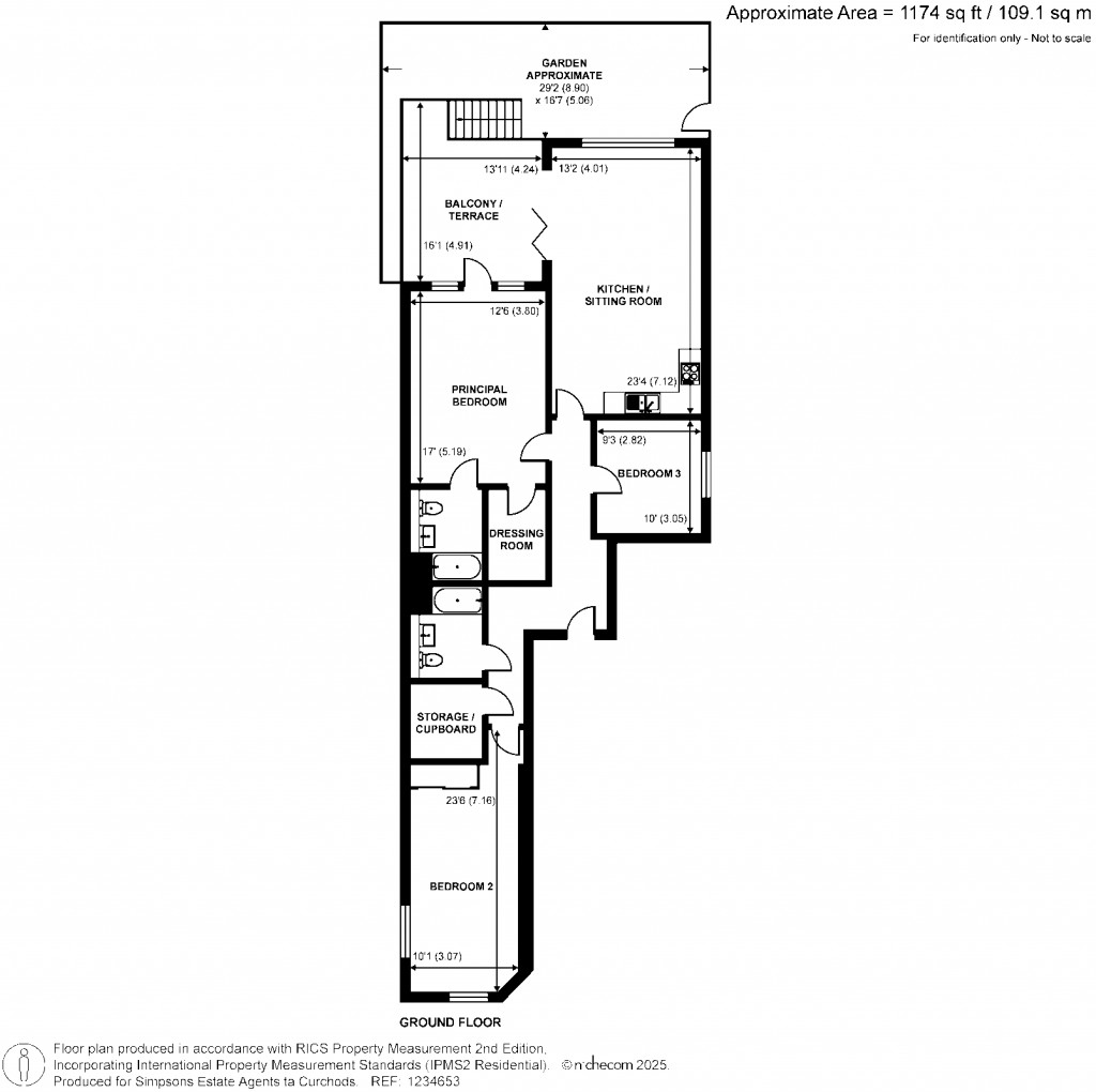 Floorplans For Mill Place, Kingston Upon Thames, KT1