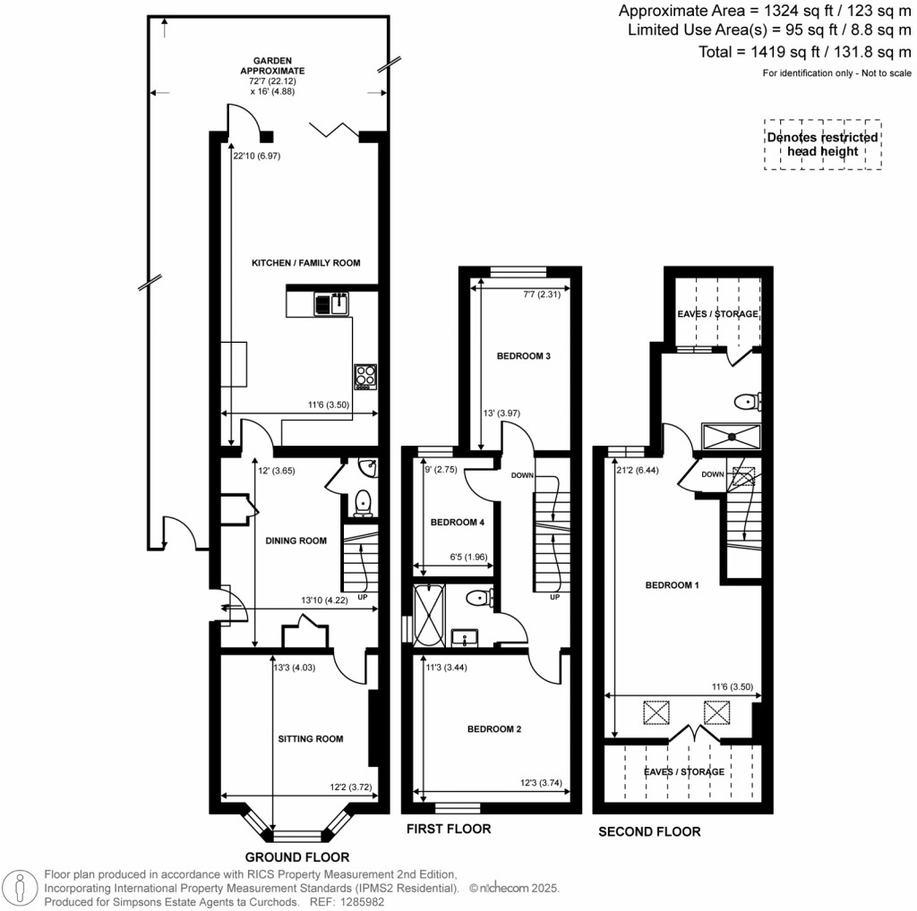 Floorplans For Thorpe Road, Kingston Upon Thames, KT2