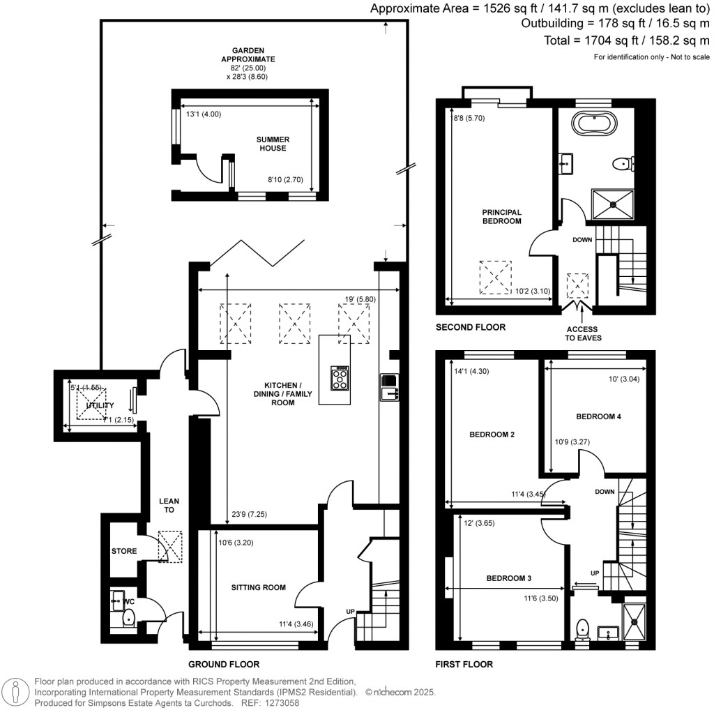 Floorplans For Barnfield Gardens, Kingston Upon Thames, KT2