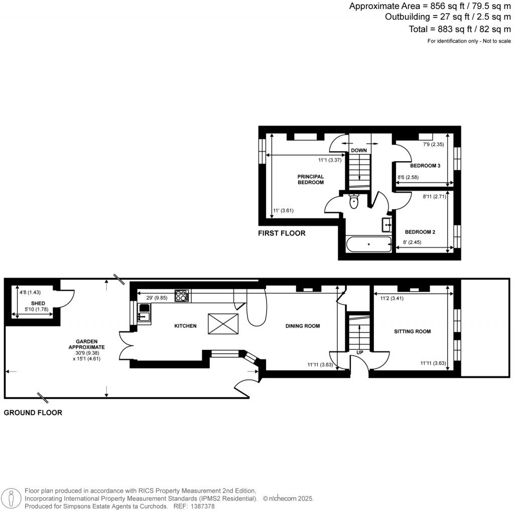 Floorplans For Westfield Road, Surbiton