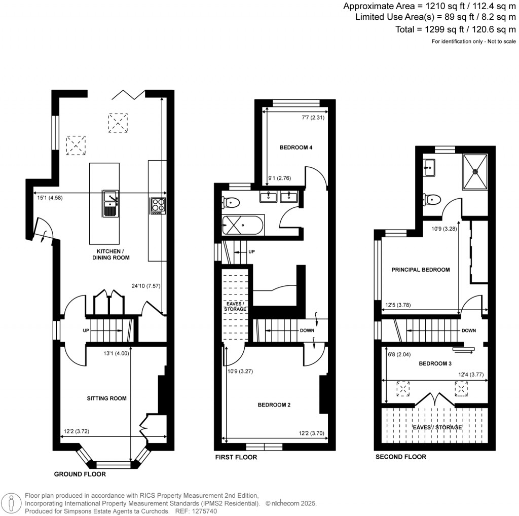 Floorplans For Somerset Road, Kingston Upon Thames, KT1