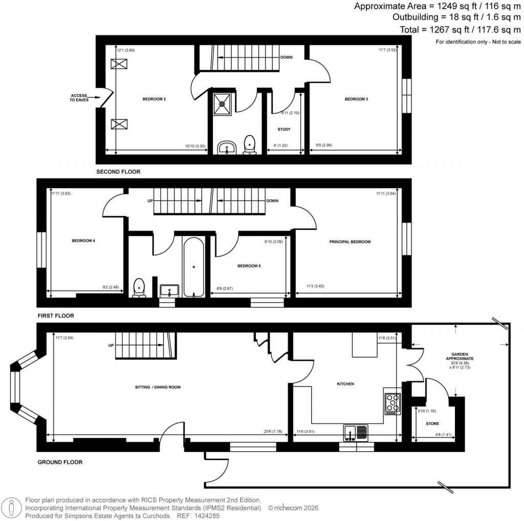 Floorplans For Canbury Park Road, Kingston Upon Thames, Surrey