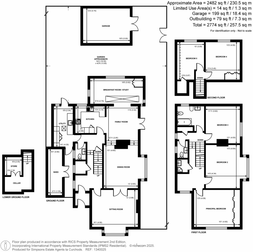 Floorplans For Bellevue Road, Kingston Upon Thames, Surrey