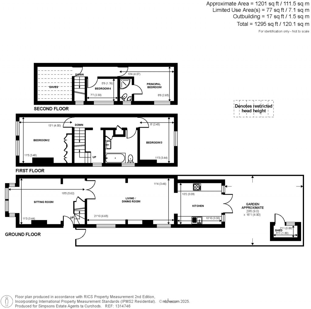 Floorplans For Dawson Road, Kingston Upon Thames, Surrey