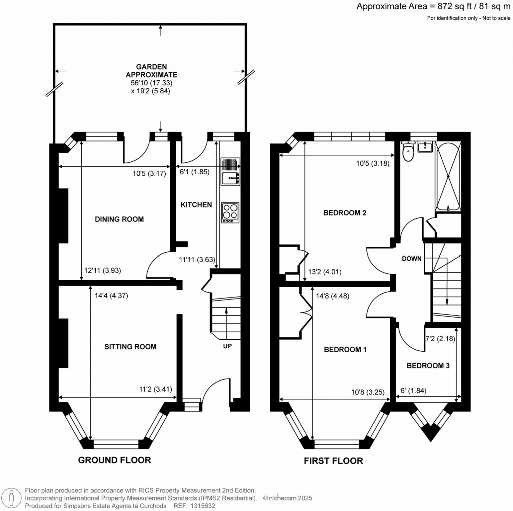 Floorplans For Lawrence Road, Richmond, Surrey