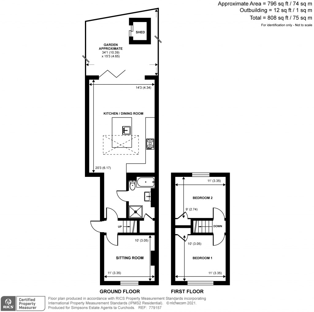 Floorplans For Church Road, Kingston Upon Thames, Surrey