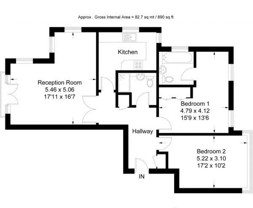 Floorplans For Samuel Gray Gardens, Kingston Upon Thames, Surrey