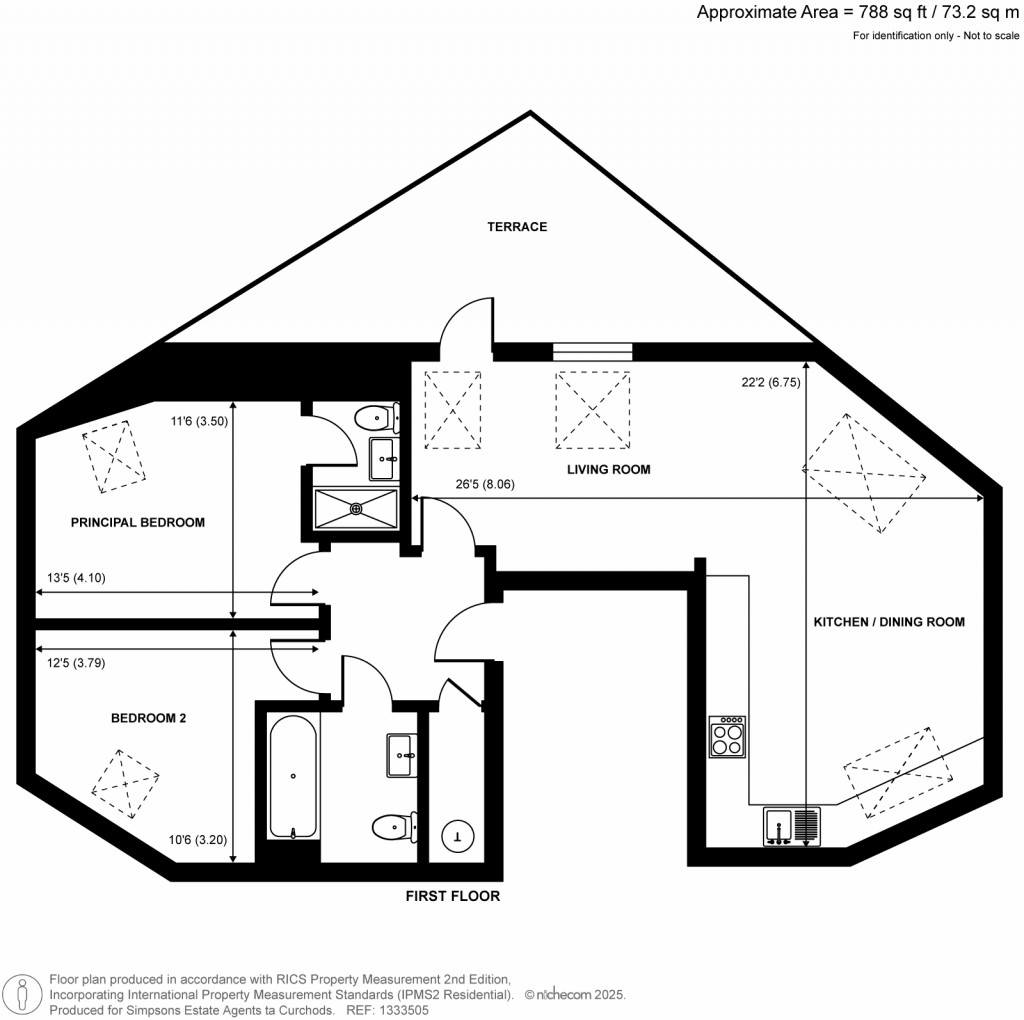 Floorplans For Park Road, Hampton Wick