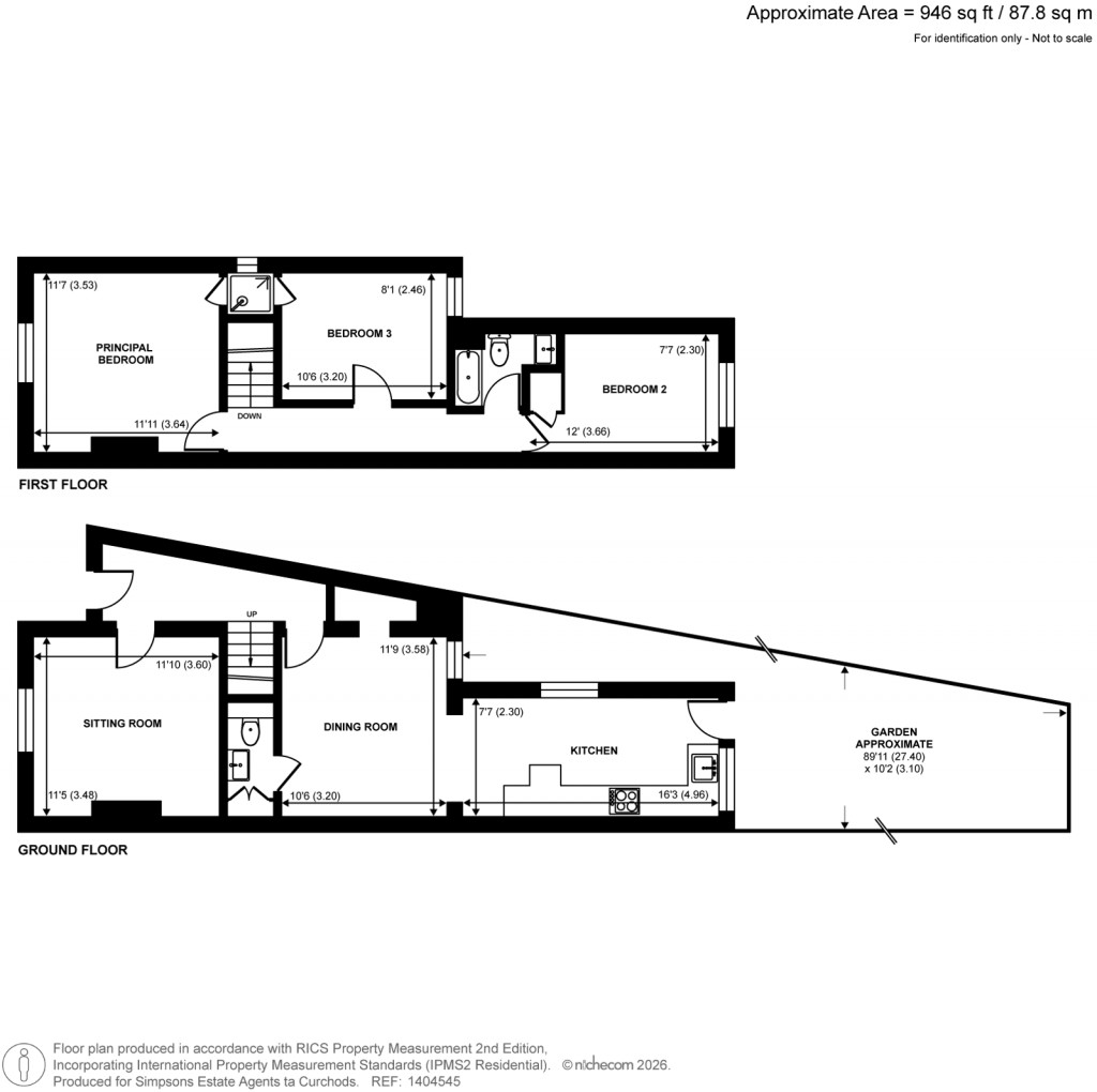 Floorplans For Hawks Road, Kingston Upon Thames, Surrey