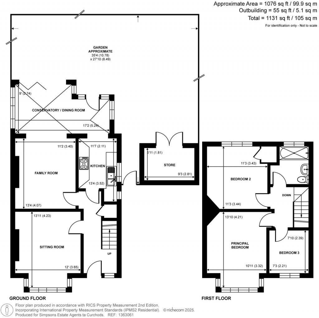 Floorplans For Beresford Road, Kingston Upon Thames, Surrey
