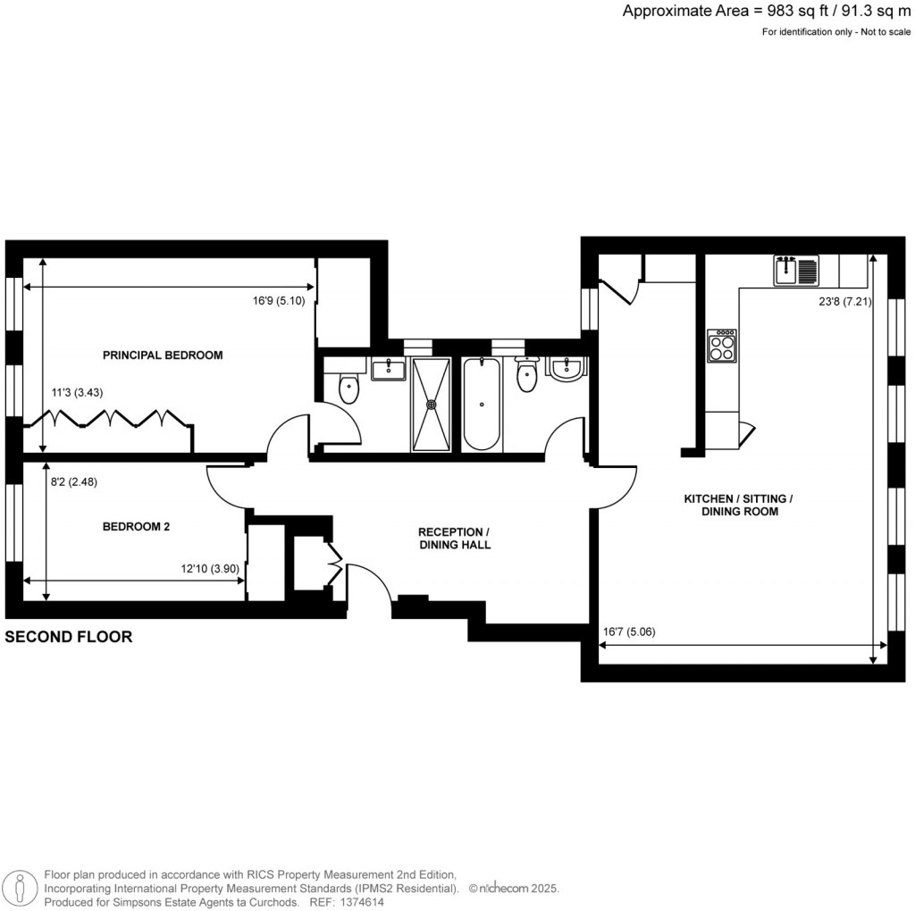 Floorplans For Old London Road, Kingston Upon Thames, Surrey