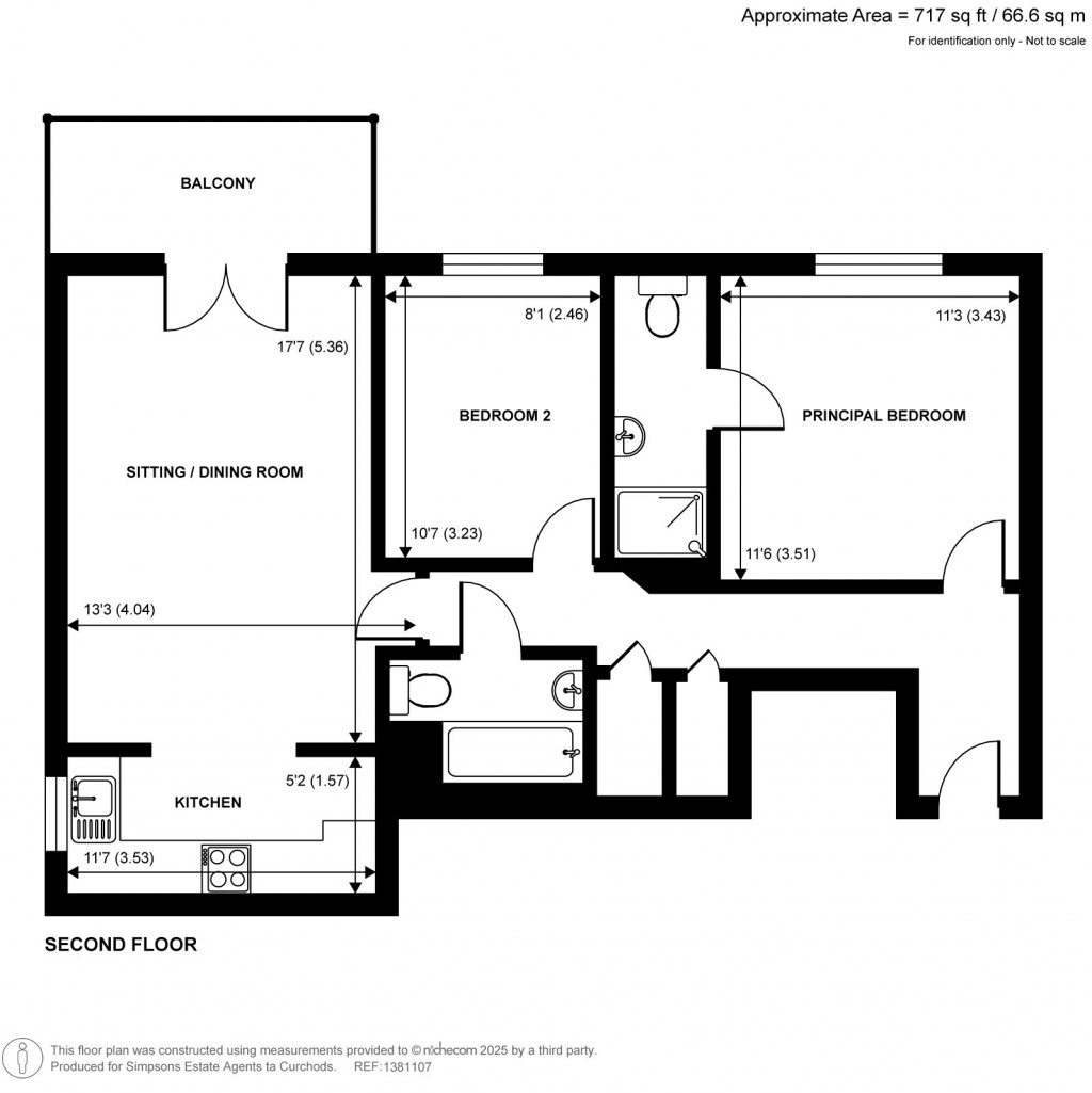Floorplans For Richmond Road, 376 Richmond Road, Kingston Upon Thames, Surrey