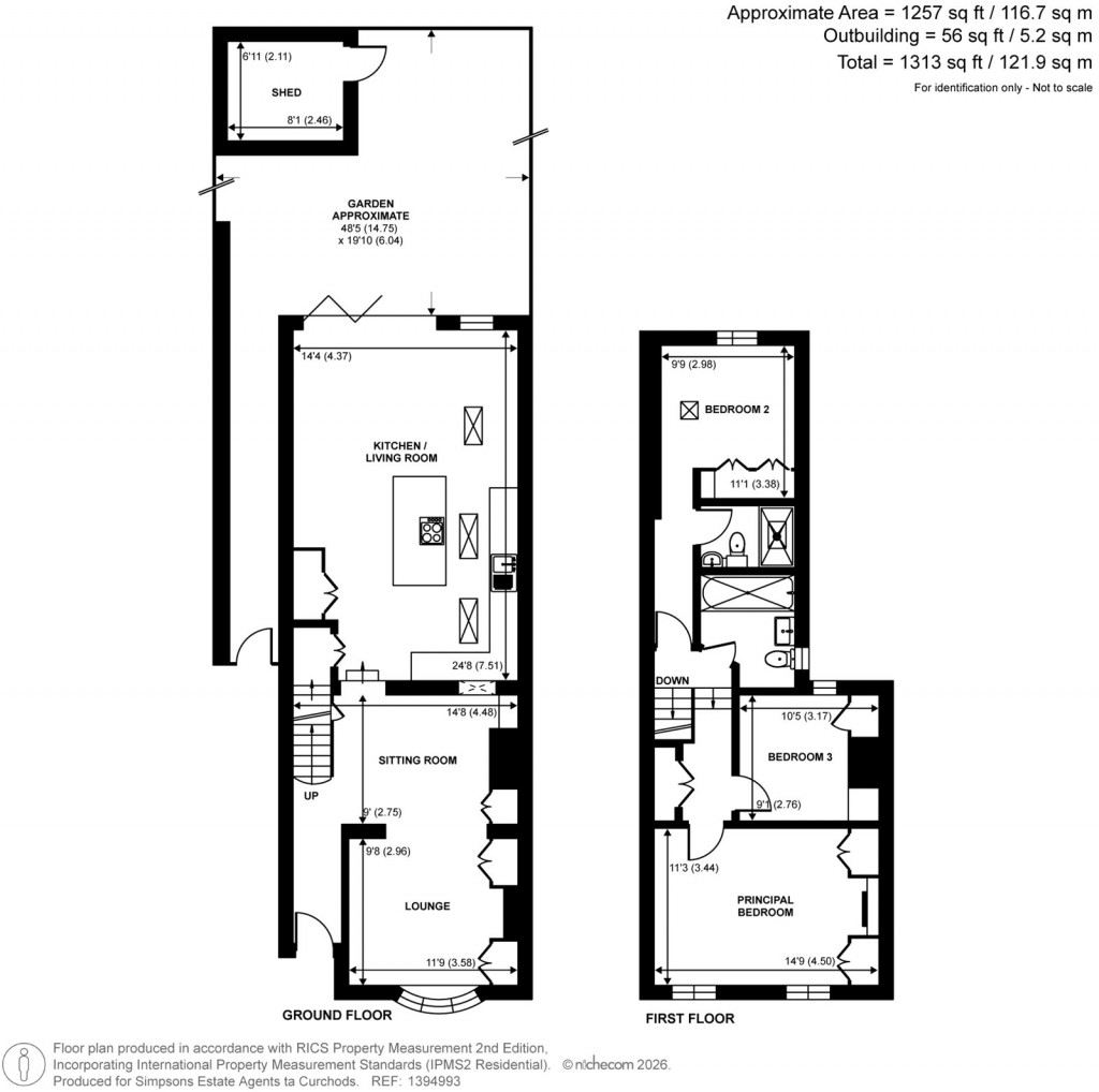 Floorplans For Bloomfield Road, Kingston Upon Thames, Surrey