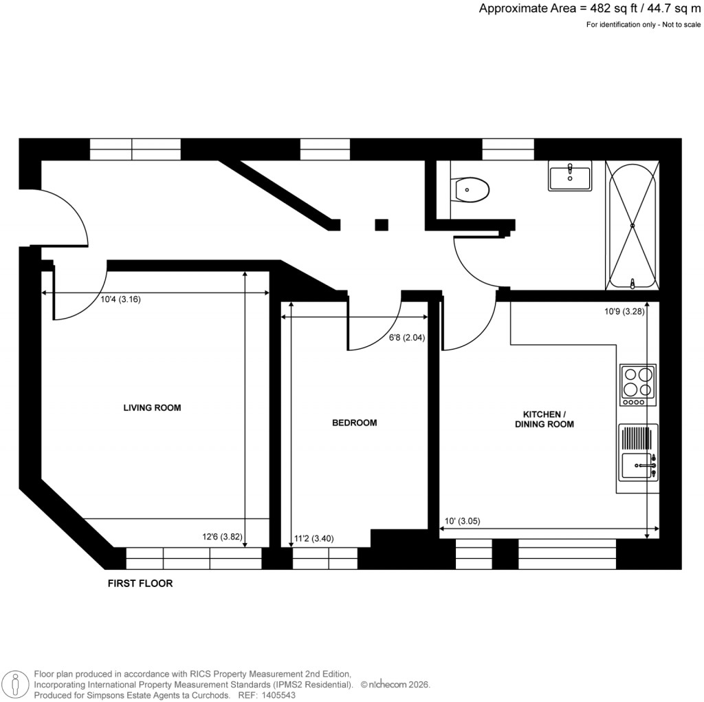 Floorplans For Wolverton Avenue, Kingston Upon Thames, Surrey