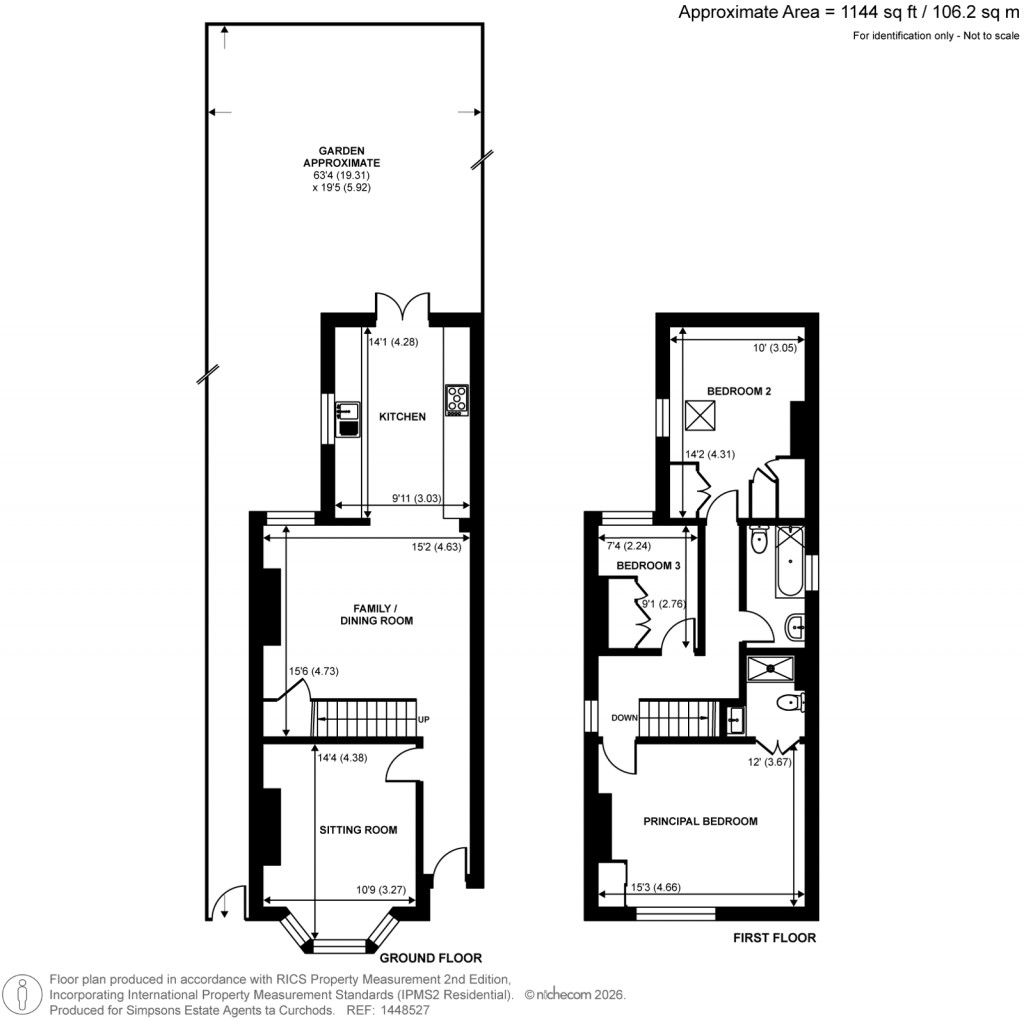 Floorplans For Caversham Road, Kingston Upon Thames