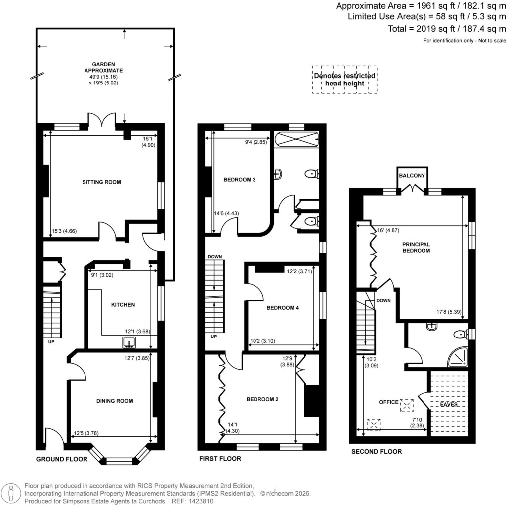 Floorplans For Chatham Road, Kingston Upon Thames, Surrey