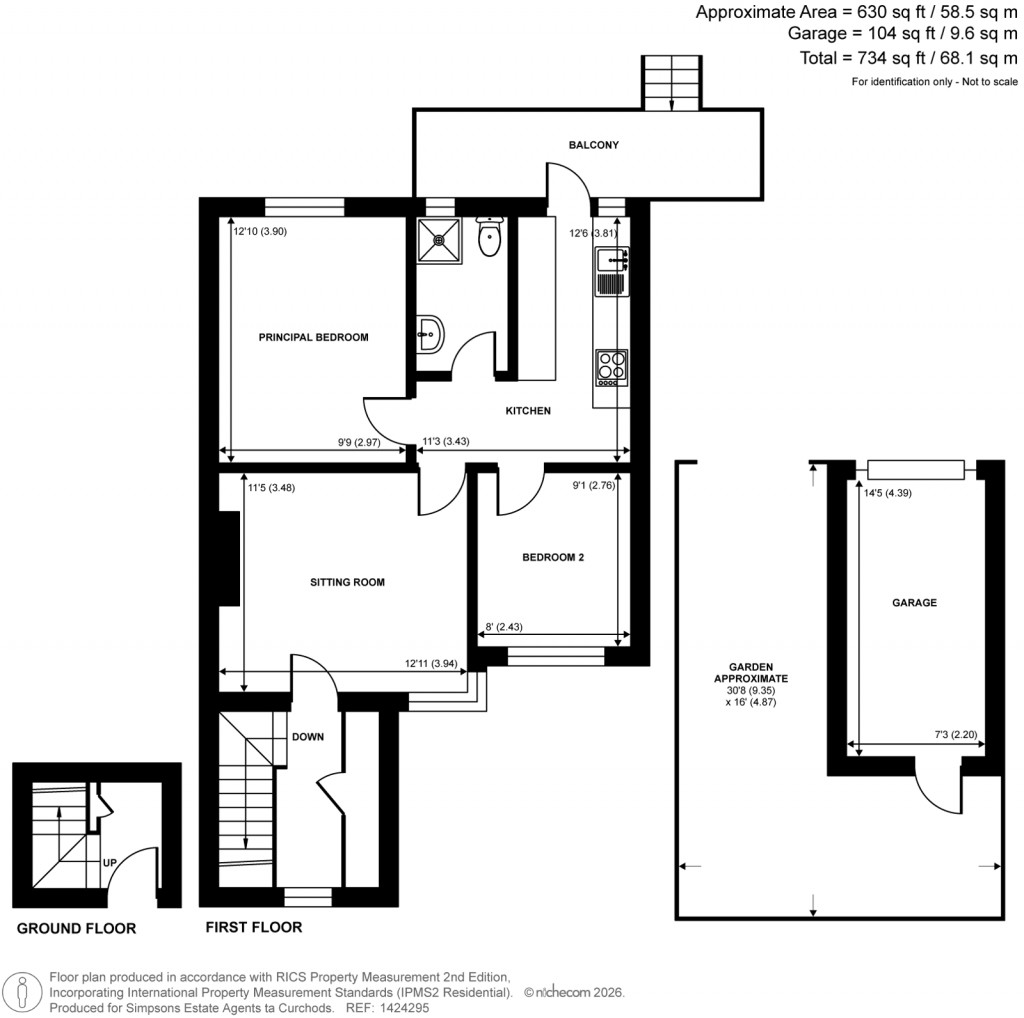 Floorplans For Latchmere Lane, Kingston Upon Thames, Surrey