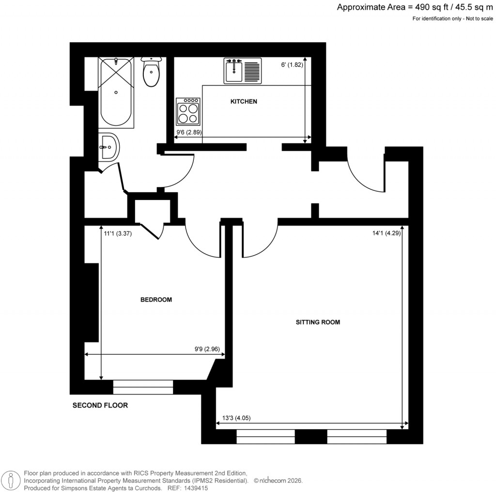 Floorplans For Eden Street, Kingston Upon Thames