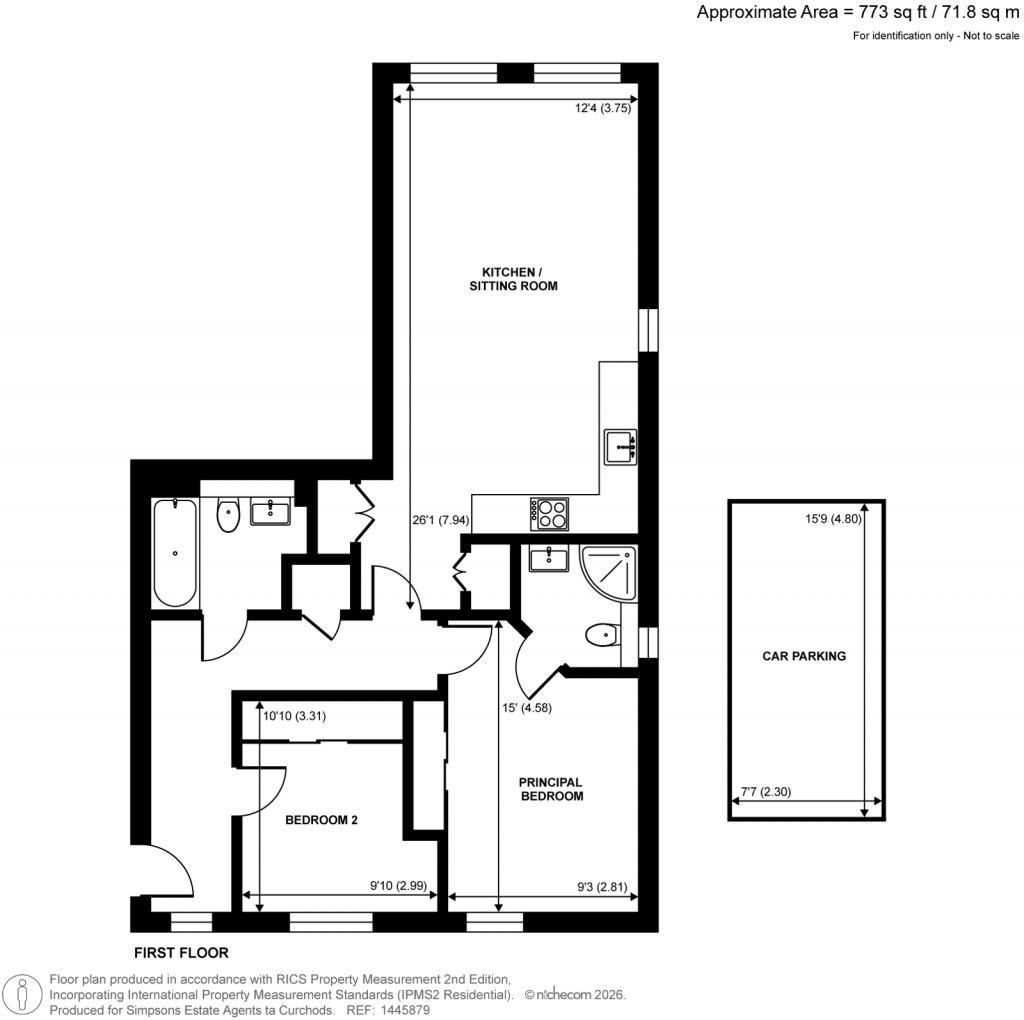 Floorplans For Mill Place, Kingston Upon Thames